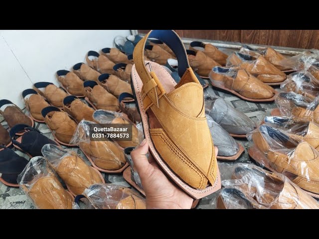 Norozi Chappal Original Sabir Leather New Designs 2023 class=