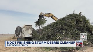 NDOT finishing up storm debris cleanup