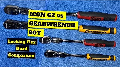 ICON G2 vs GEARWRENCH 90T Locking Flex Head Ratchet