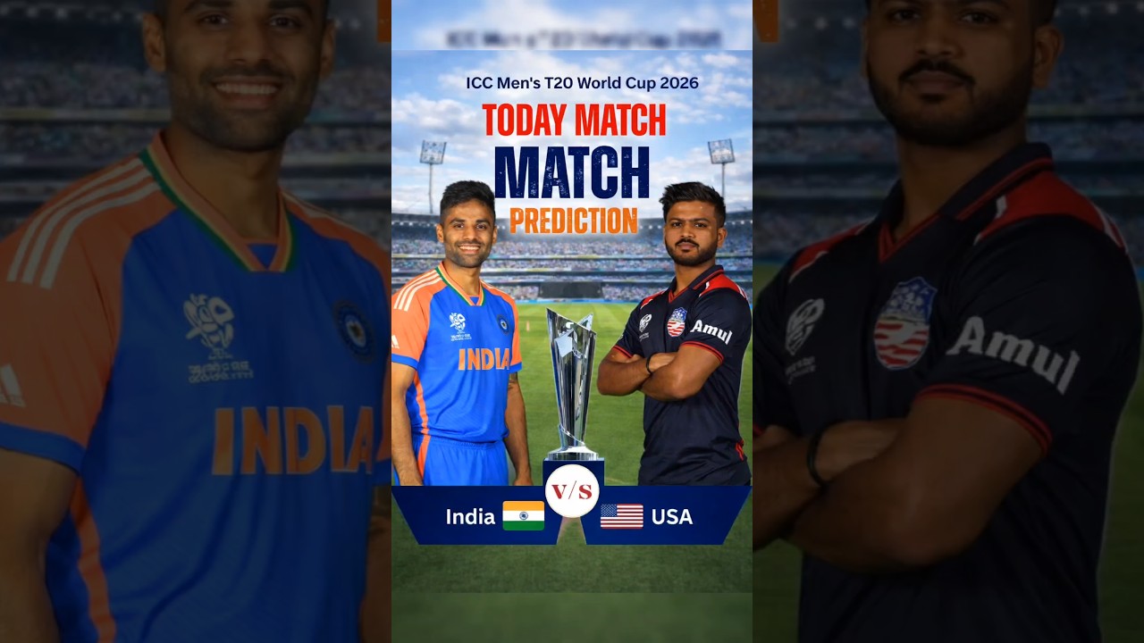 India vs USA WORLD CUP 2026 Cricket Match Prediction Today?
