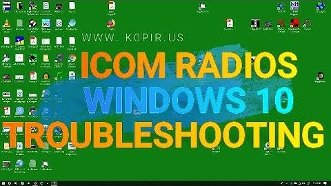 Icom USB Driver Reinstall  Windows Troubleshooting HRD WSJT X