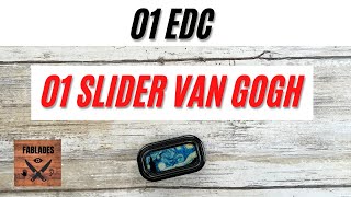 01 EDC 01 Slider Van Gogh Glow Fidget Toy. Fablades Full Review