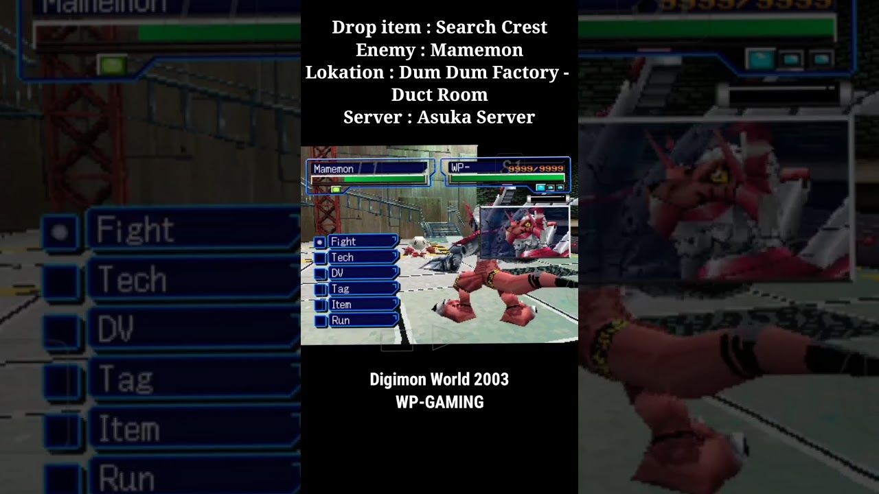 How to get Search Crest acc Digimon World 2003 