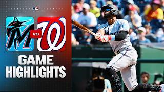 Marlins vs Nationals Game Highlights 26 MLB Highlights
