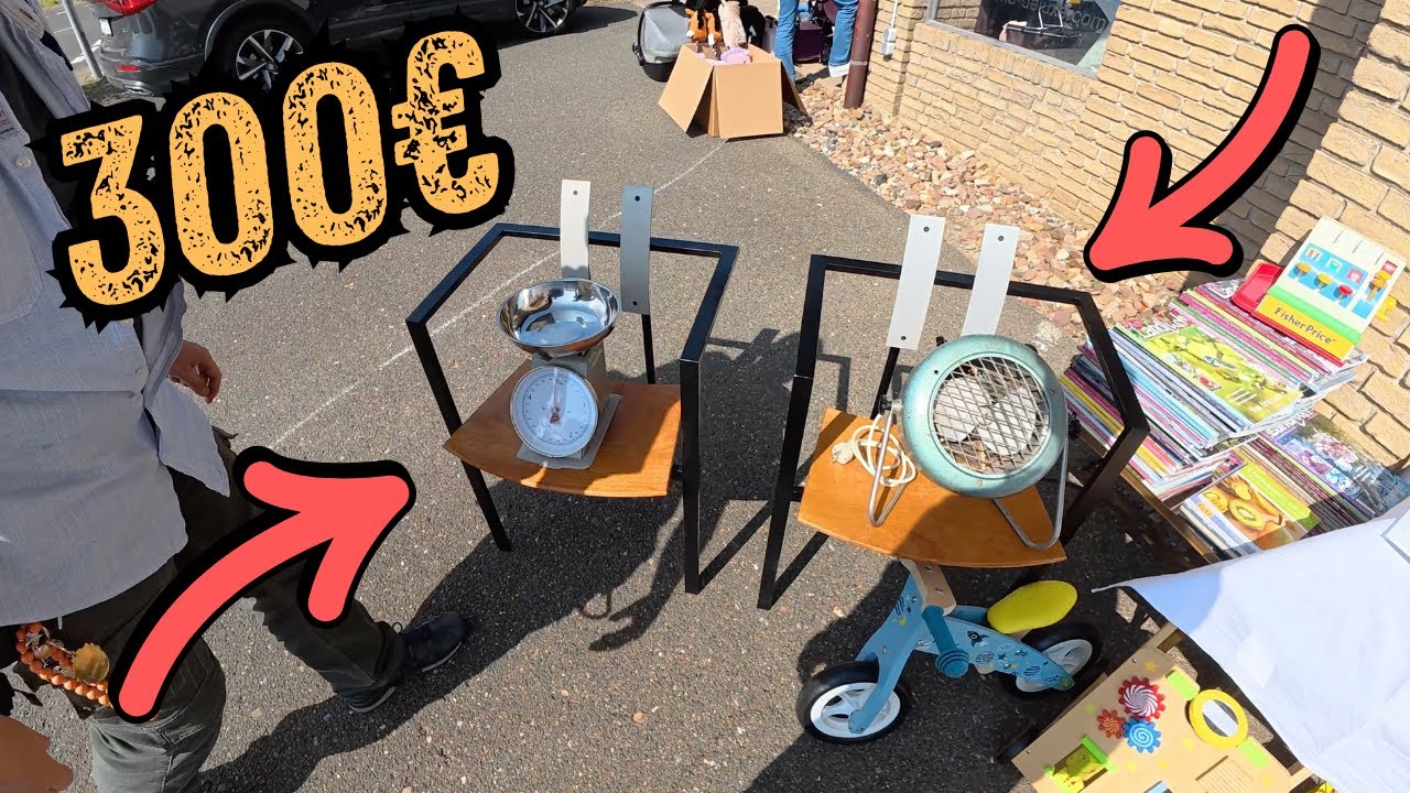 Flohmarkt: 300 € für diese Designer-Stühle?! 😳