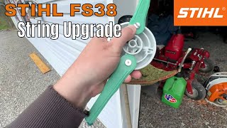 STIHL FS38 Weed Wacker Upgrade From String