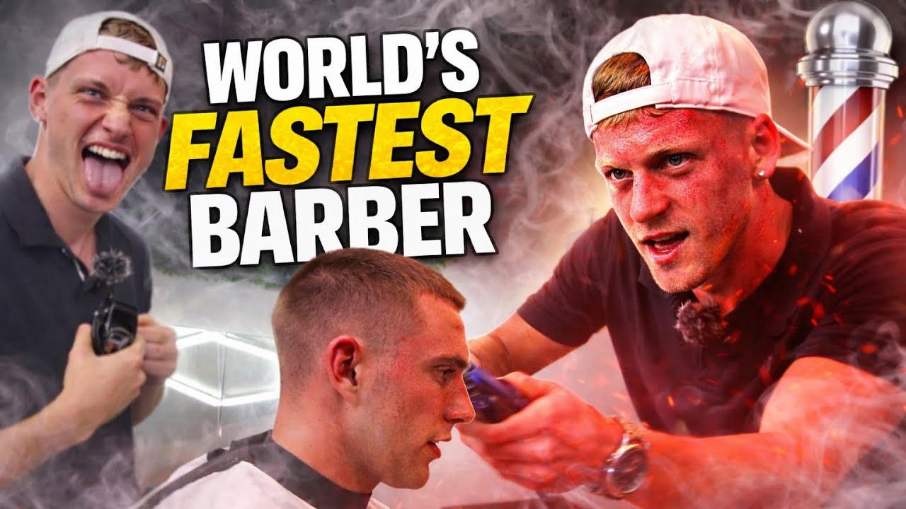 I Did The World’s FASTEST Haircut! 🌎 😱 