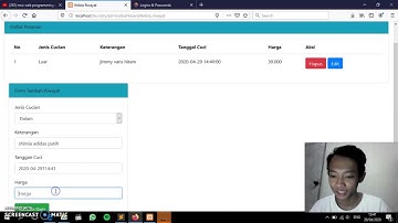 Pemrograman WEB materi CRUD tema laundry sepatu
