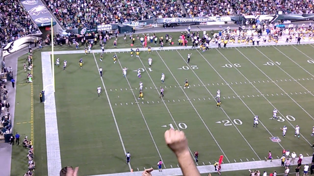 LeSean McCoy Touchdown vs Steelers 8/21/14 - YouTube