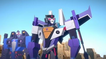 Transformers Cyberverse all Skywarp scenes