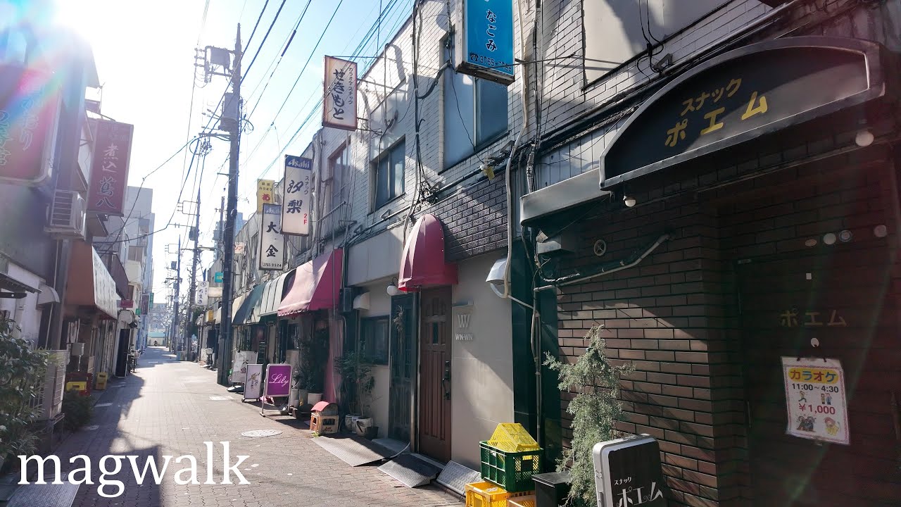 Токио Омори Прогулка по Японии [4K]