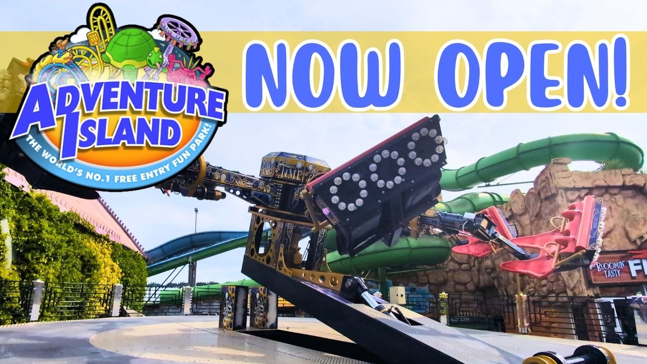 Time Machine is BACK OPEN at Adventure Island