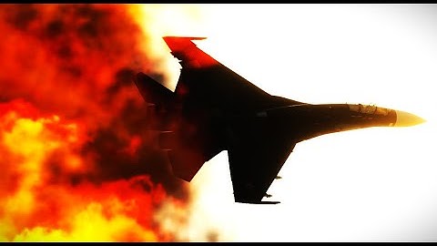 SU-27 intercepts F16 Viper on BlueFlag 80