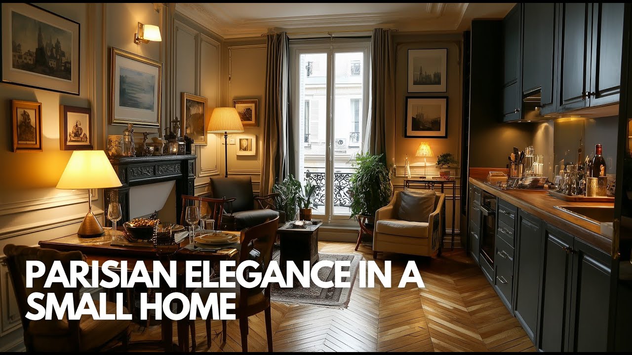 Parisian Elegance in a Small Home: A Refined Approach to Small-Space Living