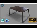 Autodesk Maya 2018//Furniture Design(DIY Table ) Speed Modeling//Episode 07//