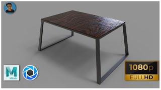 Autodesk Maya 2018//Furniture Design(DIY Table ) Speed Modeling//Episode 07//