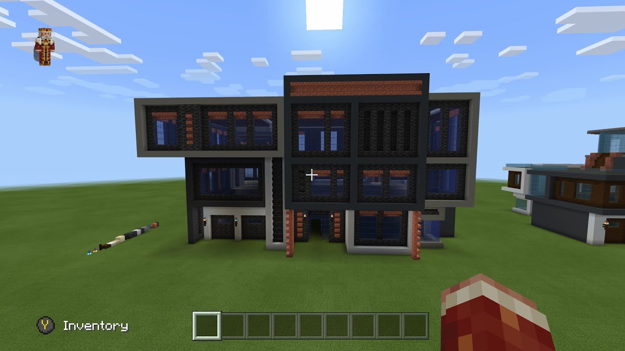 Minecraft: 1.17 Deepslate modern house design - YouTube