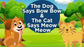 The Dog Says Bow Bow Nursery Rhymes Songs For Childrens Rhymes For Kids Amulya Kids
