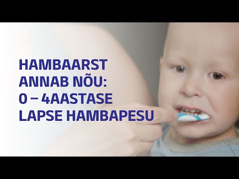 Video: Kuidas üheaastase Lapse Hambaid Pesta