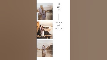 Create a Minimalist Save the Date Video with Canva!