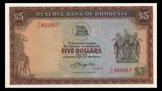 All Rhodesian Dollar Banknotes - 1979 Issue in HD