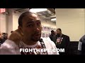 KEITH THURMAN REACTS TO JERMELL CHARLO'S KNOCKOUT OF ERICKSON LUBIN; CREDITS SPENCE SPARRING