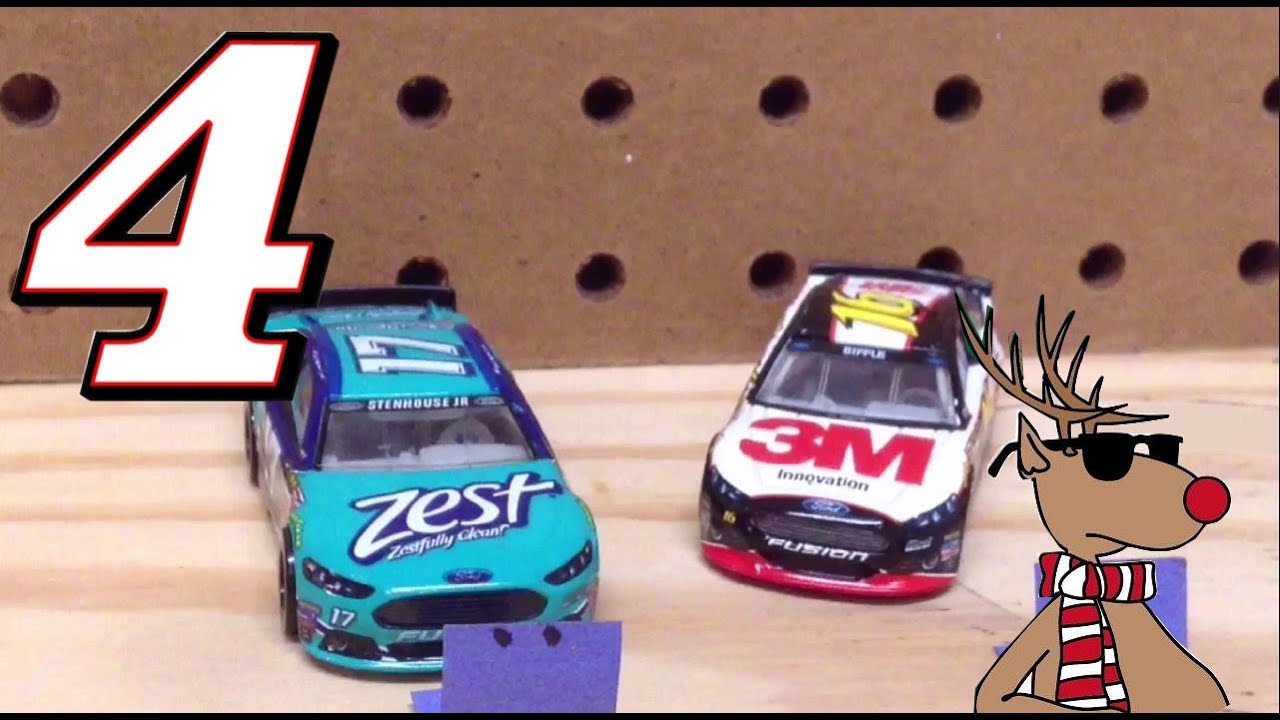 NASCAR stop motion random cuts 4, DA CHRISTMAS SPECIAL