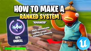 How to make a ADVANCED RANK SYSTEM in UEFN (2024)