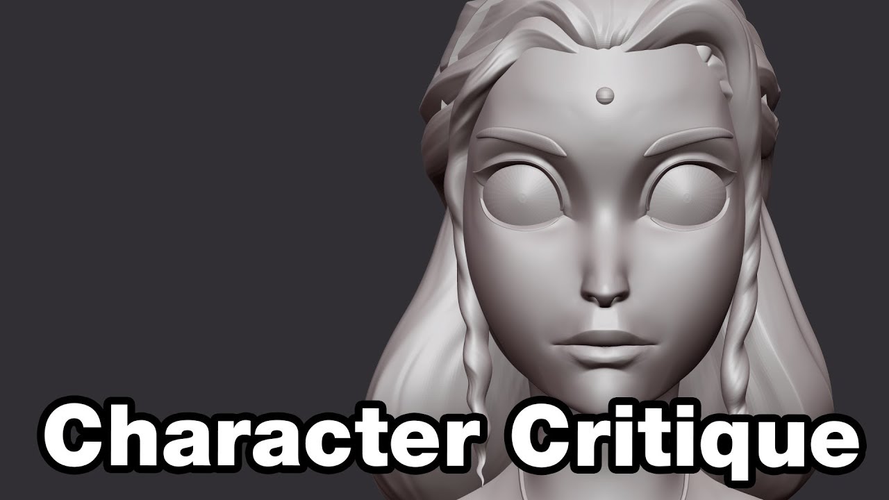 ZBrush Sculpting Female Head Tips - YouTube