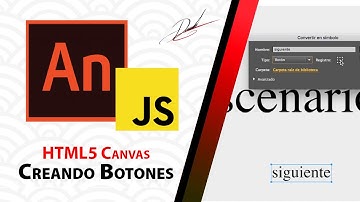 Adobe Animate CC / HTML5 - Canvas - Creando botones