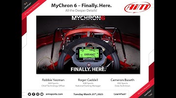 6-6 - MyChron 6 - Finally. Here. with AiM Sports Cameron Buseth - 3/25/2025