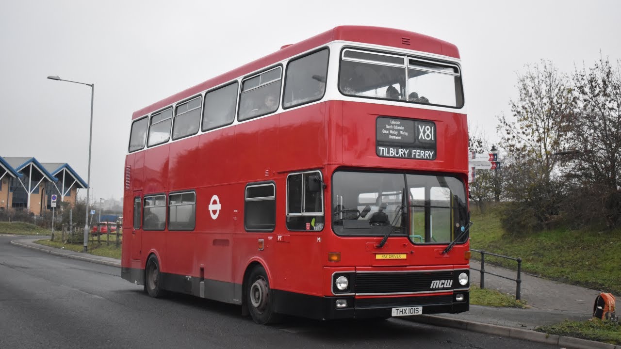 Ensignbus Running Day 2023 Route X81 - London Transport M1 MCW Metrobus MK1 THX101S