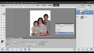 How To Add a Simple Background to a Photograph in Photoshop Elements 14 screenshot 3