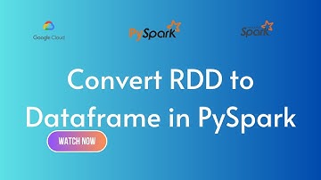 Convert RDD to Dataframe in PySpark | Azure Databricks #spark #pyspark #azuresynapse #scala3