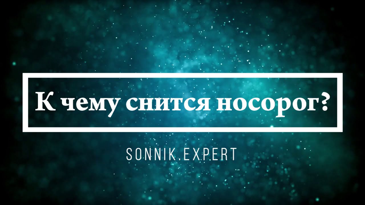 К чему снится носорог - Онлайн Сонник Эксперт