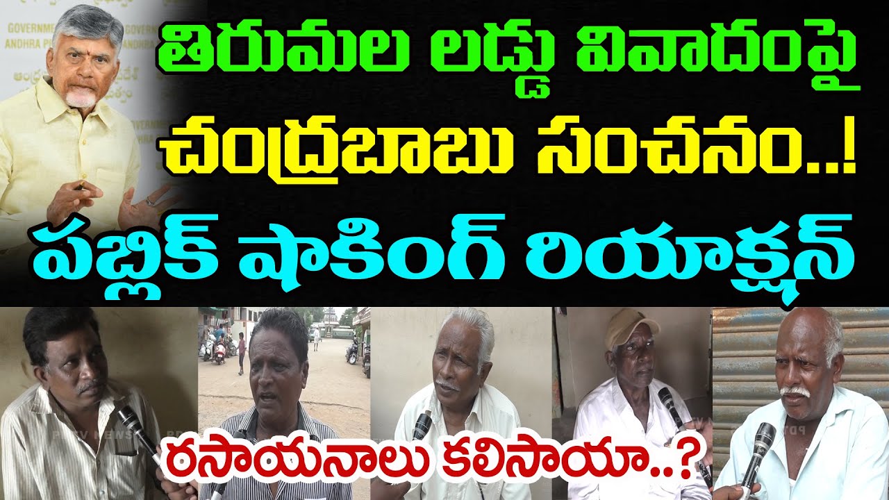 Public Reaction On Chandrababu Latest Comments On Laddu | PDTV News