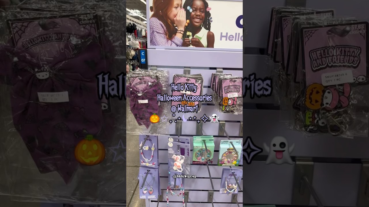Hello Kitty Halloween Accessories at Walmart 