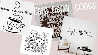 Cafe decal codes|Fantasy Builds