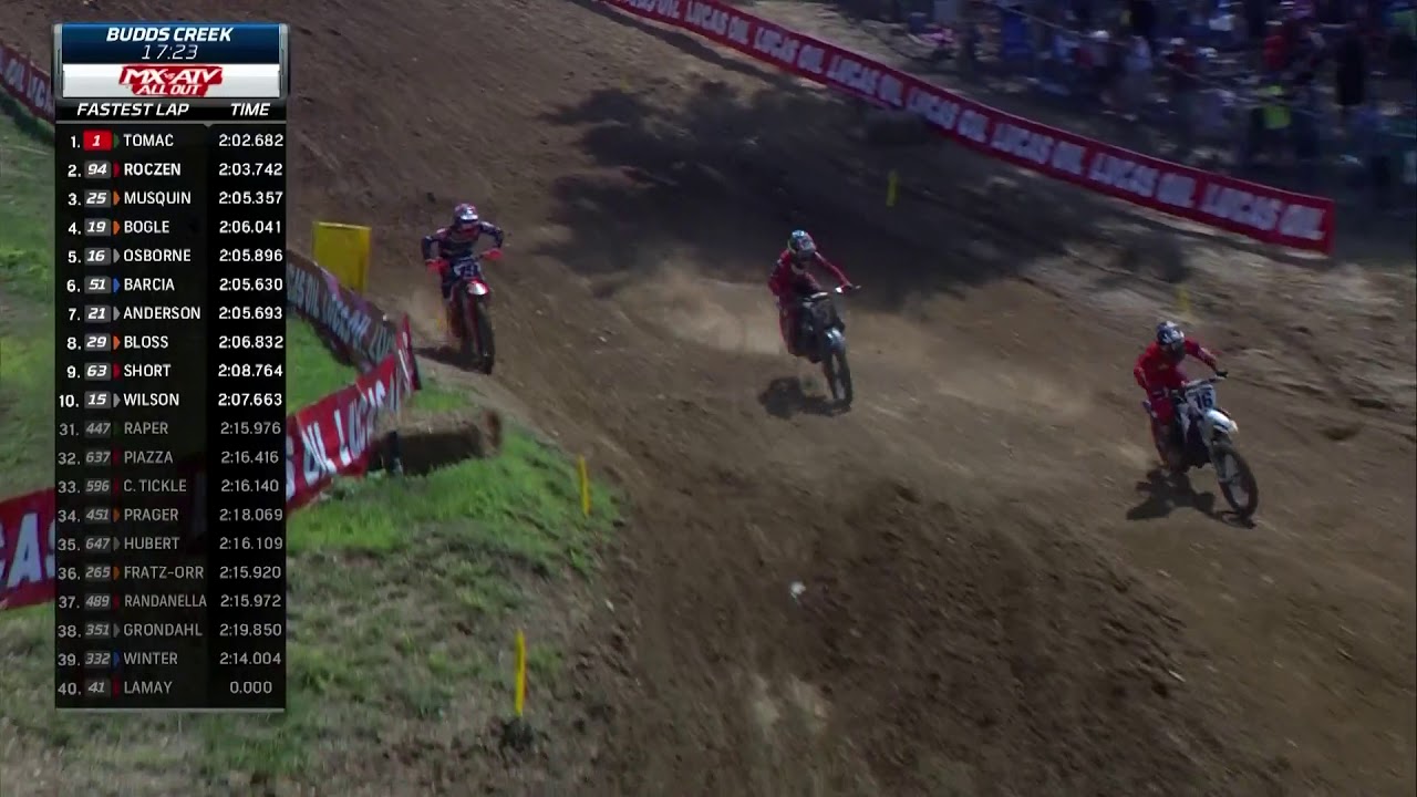 2019 Budds Creek National - 450 Moto 1 Three across