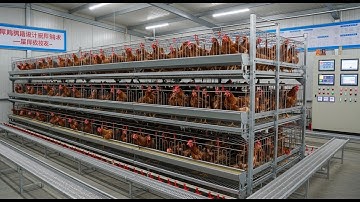 Layer Chicken Cage Design & Modern Breeding Technology in China