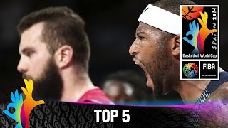 Top 5 Plays - 14 September - 2014 FIBA Basketball World Cup