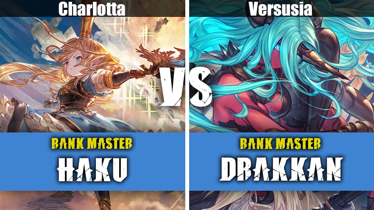 Haku (Charlotta) Vs Drakkan (Versusia) | Granblue Fantasy Versus: Rising High Level Replay