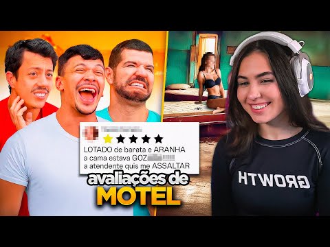 3 HUMORISTAS LENDO AVALIAÇÕES DE MOTEL 😳😳 (ft. Renato Albani & Victor Sarro) l react Canal Canalha