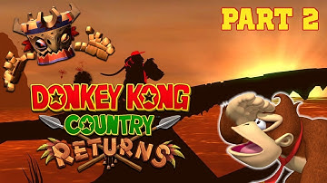 Donkey Kong Country Returns (Wii) Part 2 - Mike Matei Live