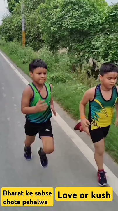 🤼Bharat ke सबसे छोटे पहलवान लव और  कुश  Indian kushti  chote pehlwan  love or kush ki jodi