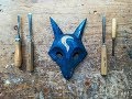 Carving Kindredʻs Mask // Wood Carving // League of Legends Cosplay