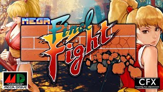 Mega Final Fight - New Mega Drive mode opening and Maki gameplay