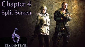 Resident Evil 6 Full Walkthrough [Chapter 4] [Jake & Sherry] [Split Screen] with @Kyushadow