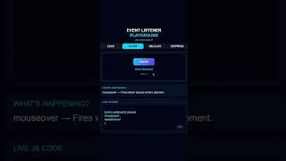 Learn how does each event listener works in css #shorts #viral #coding #programming