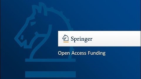 Open Access Funding Presentation